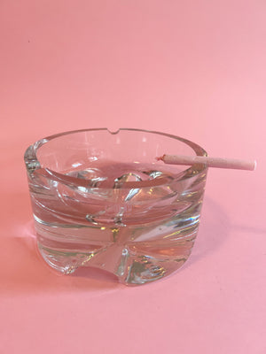 Vintage Riedel Glass Ashtray