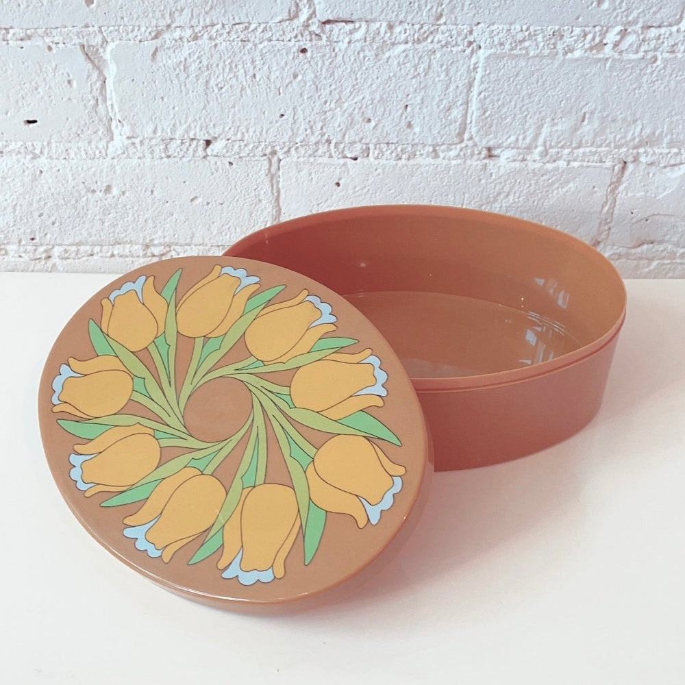 Vintage 70’s Tulip Container
