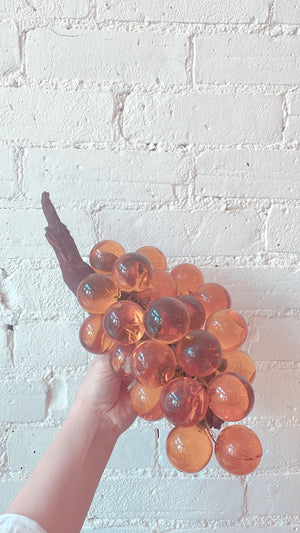 Vintage XL Lucite Grapes