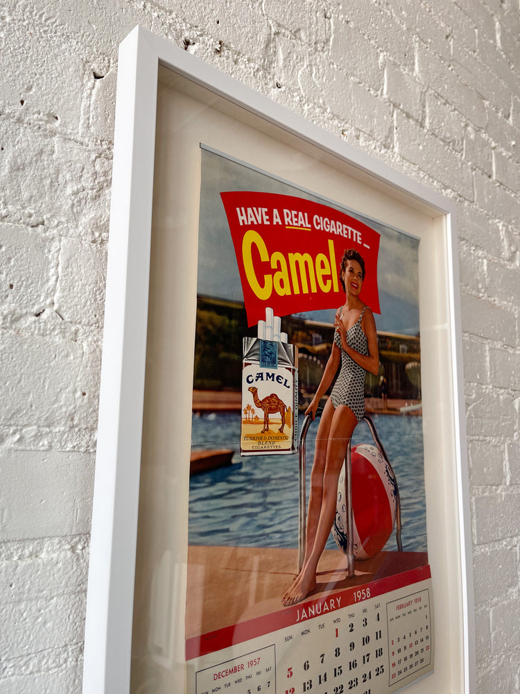 Vintage Camel Calendar Advertisement