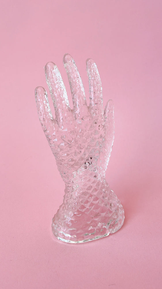 Vintage Crystal Hand