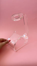 Vintage 70's Lucite Wine Bottle Holder