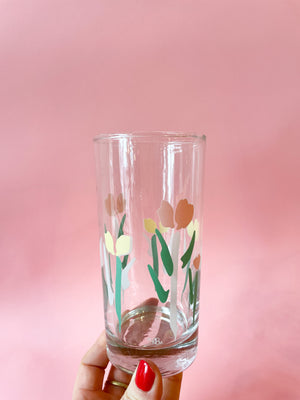 Vintage Tulip Tumblers