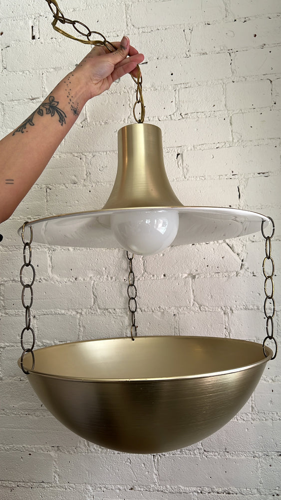 Vintage Hanging Terrarium Pendant Light