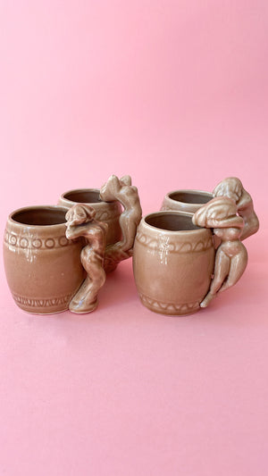 Vintage Nude Lady Shot Glasses