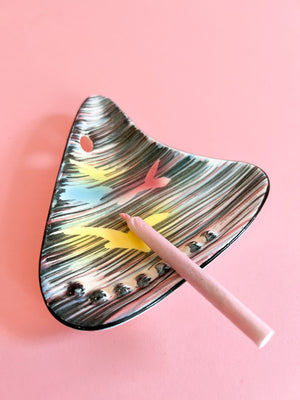 Vintage Boomerang Atomic Ashtray