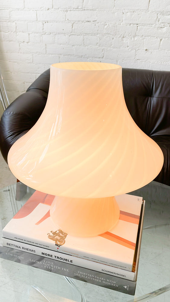 Vintage Large Murano Mushroom Lamp