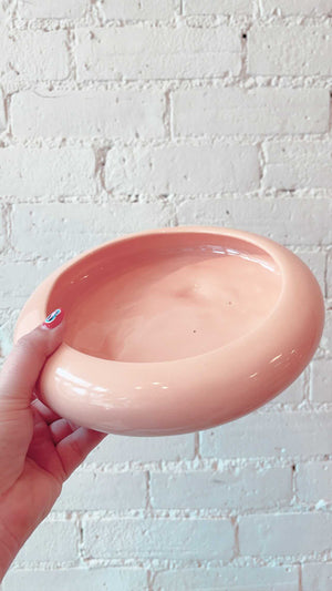 Vintage Ceramic Saucer Planter