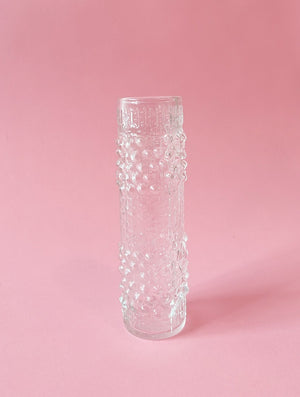 Vintage Glass Candlewax Vase