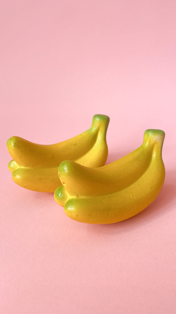 Vintage Ceramic Banana Salt & Pepper Shakers