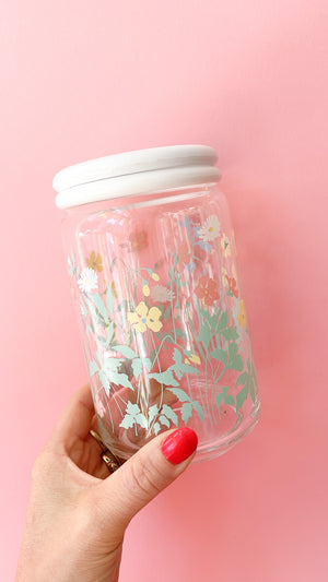 Vintage Glass Stash Jars