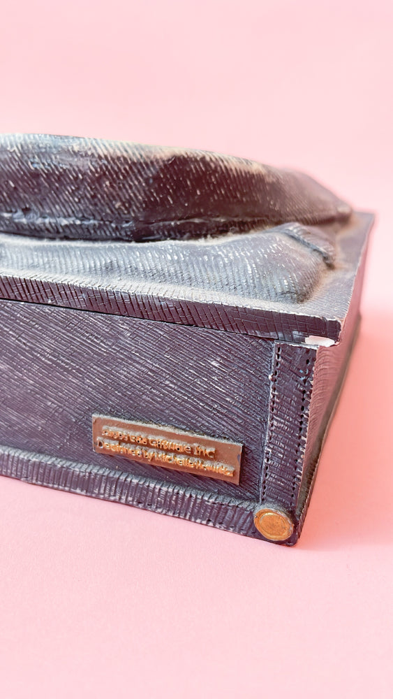 Vintage Denim Shirt Stash Box