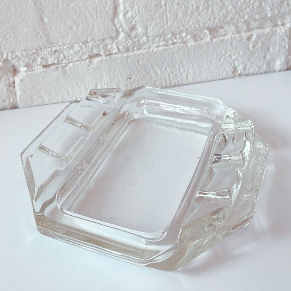Vintage Glass Ashtray