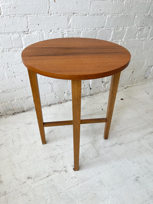 Vintage Mid Century Teak Folding Side Table