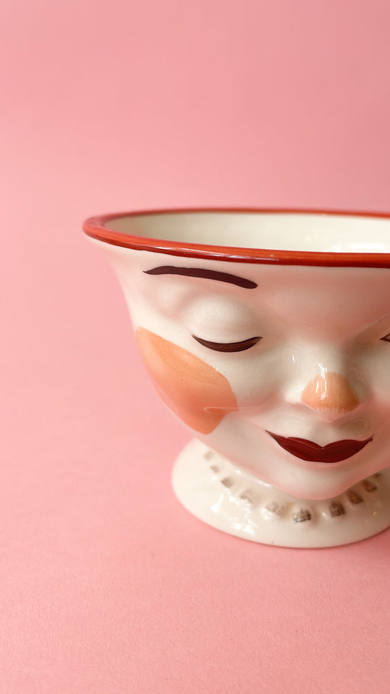 Vintage Staffordshire Winking Tea Cup