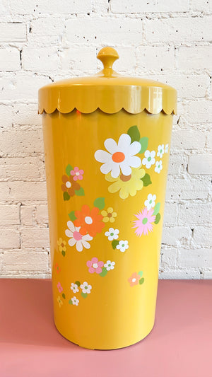 Vintage Floral Laundry Hamper