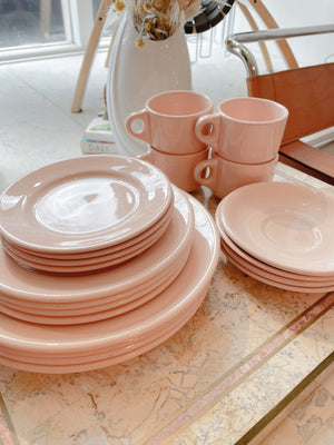 Vintage 1950’s Grindley Peach Petal 5 Piece Dinner Set