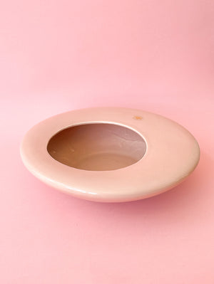 Vintage Ceramic Saucer Planter