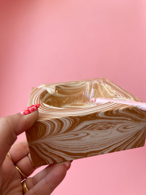 Vintage Nora Fenton Swirl Ashtray