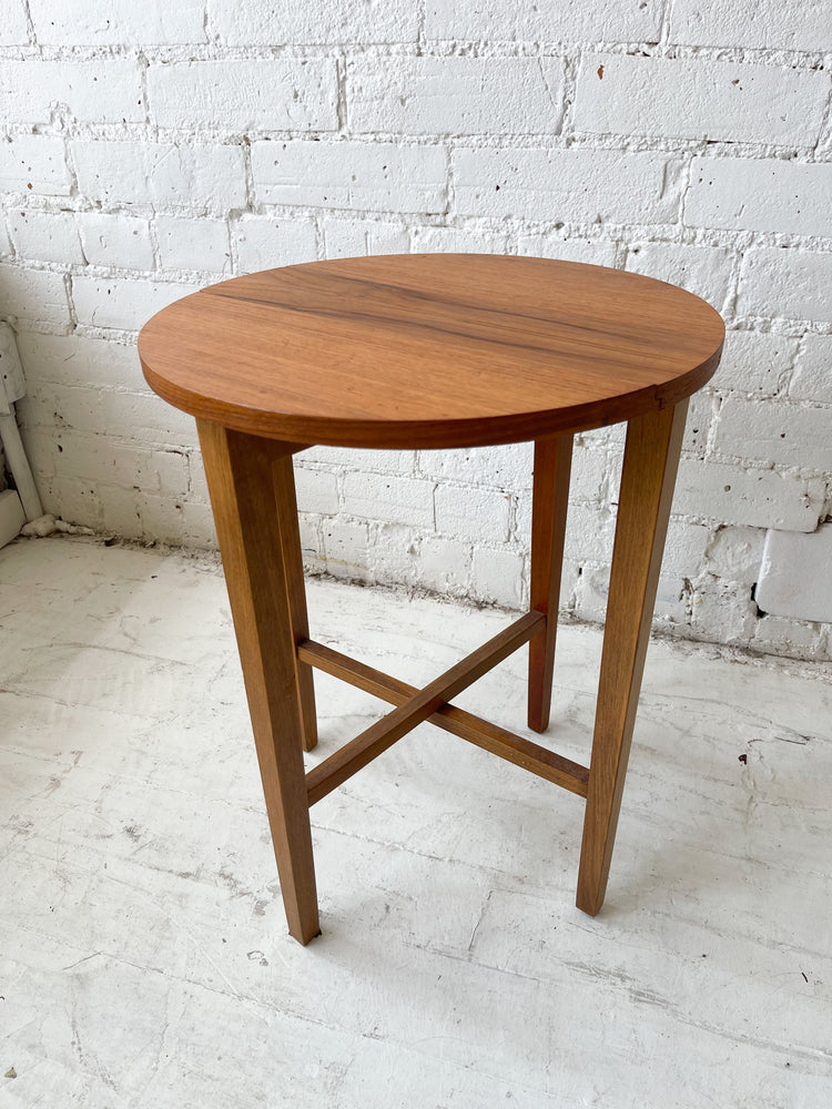 Vintage Mid Century Teak Folding Side Table