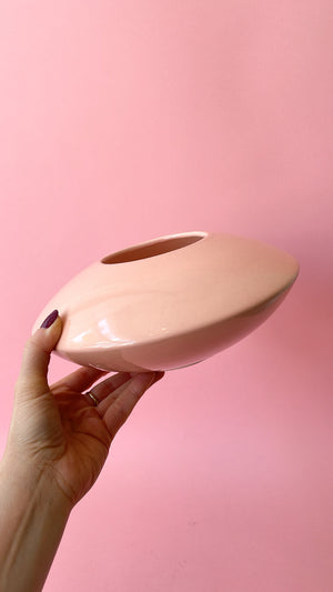 Vintage Ceramic Saucer Planter