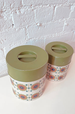 Vintage 70’s Nesting Canister Set