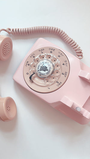 Vintage Pink Telephone