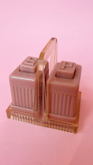 Vintage Art Deco Salt & Pepper Shakers