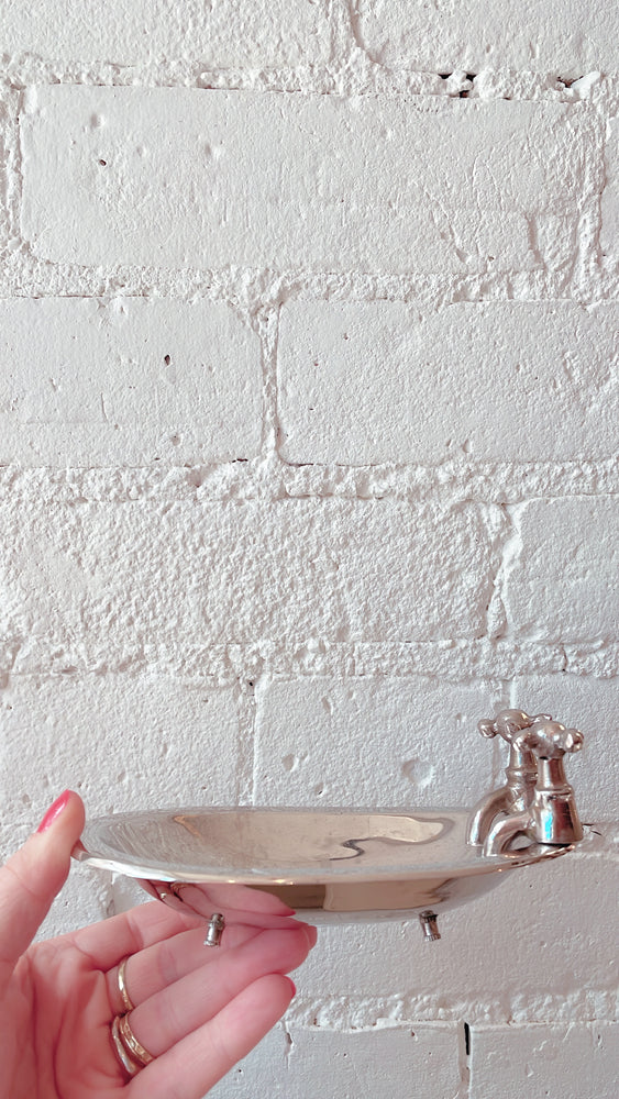 Vintage Chrome Bathtub