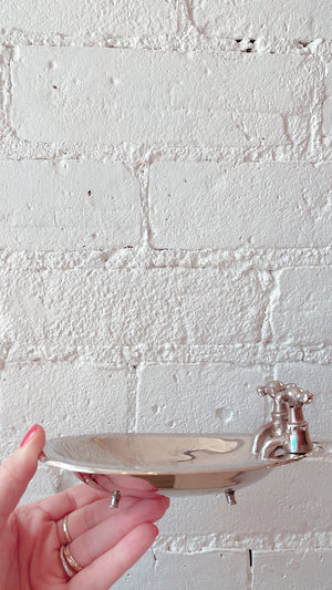Vintage Chrome Bathtub