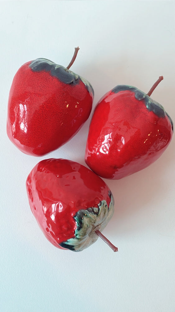 Vintage Ceramic Strawberries
