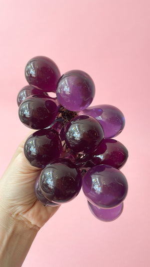 Vintage Lucite Grapes