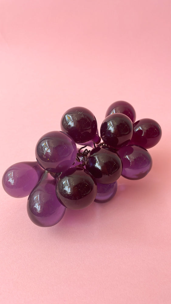 Vintage Lucite Grapes