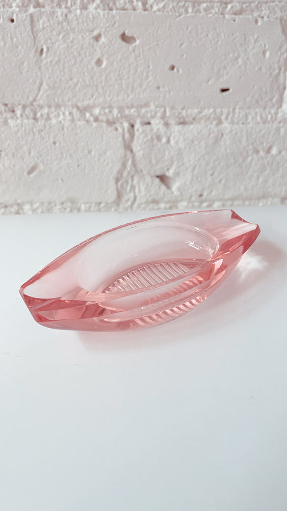 Vintage Depression Glass Ashtray