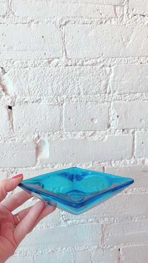 Vintage Glass Ashtray