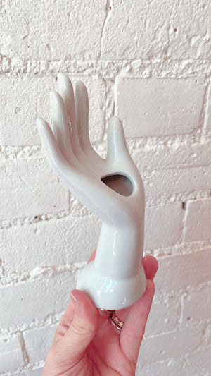 Vintage Ceramic Hand Vase