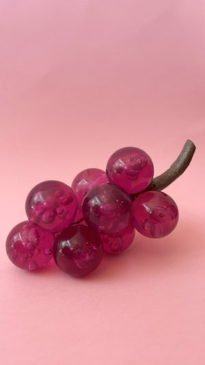 Vintage 60's Lucite Grapes