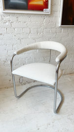 Vintage Boucle Office Chair