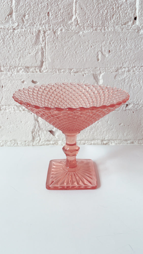 Vintage Depression Glass Candy Dish