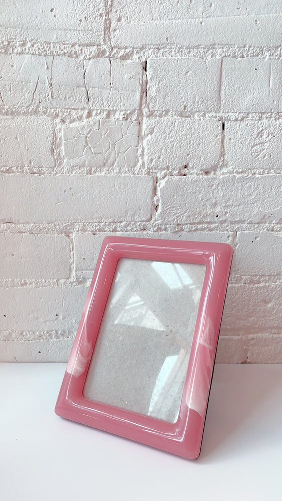 Vintage Marbled Plastic Picture Frame