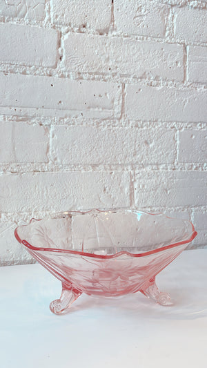 Vintage Depression Glass Dish