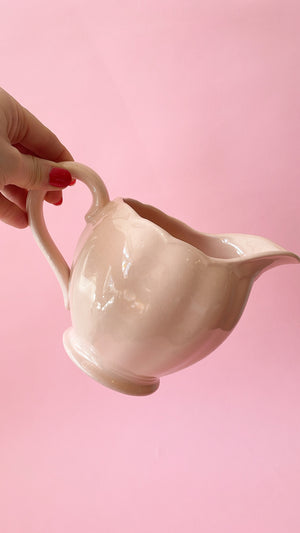 Vintage Grindley Peach Petal Pitcher