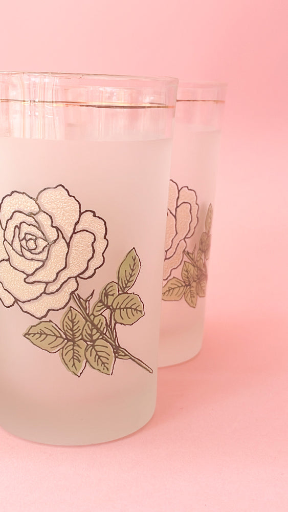 Vintage Rose Glasses