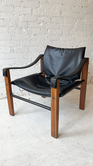 Vintage 1970's Arkana Safari Lounge Chair by Maurice Burke