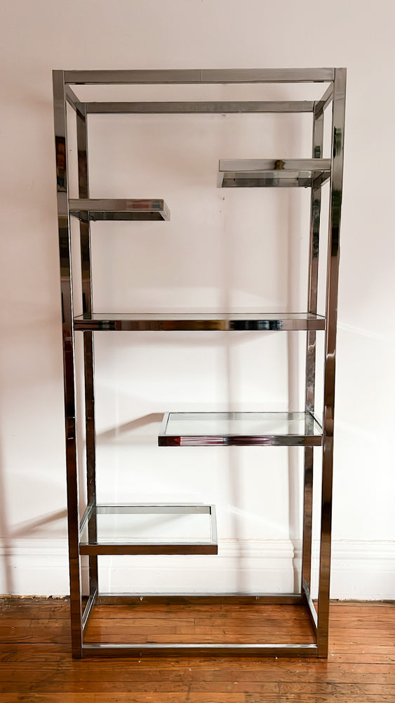 Vintage 1970’s Chrome Shelf