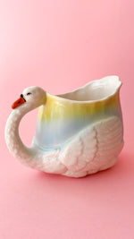 Vintage Ombre Swan Pitcher/Planter