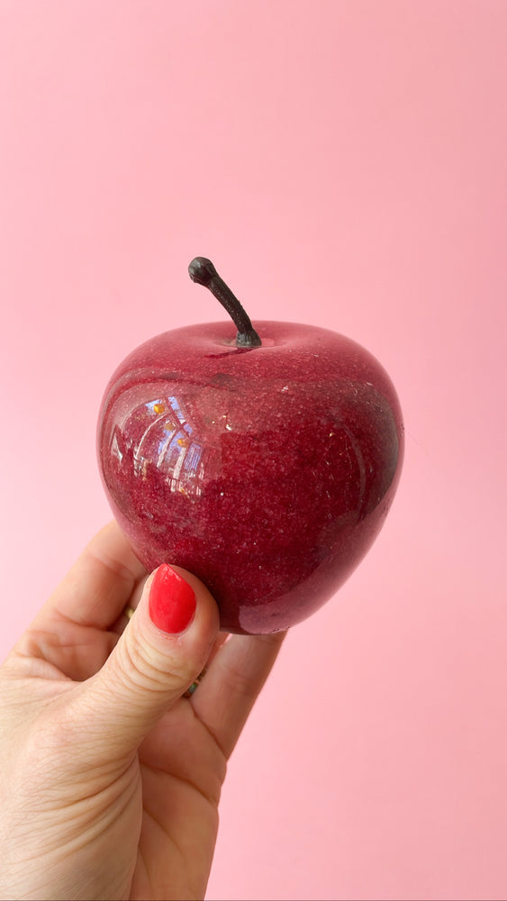 Vintage Marble Apple