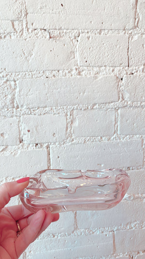 Vintage Glass Ashtray