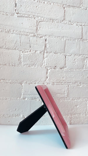 Vintage Marbled Plastic Picture Frame
