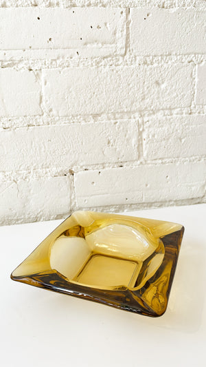 Vintage Glass Ashtray